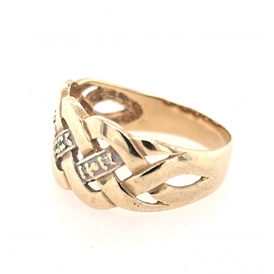 Pre Owned 9ct Mens Celtic Band ZX648 Pre Owned 9ct Mens Celtic Band ZX648